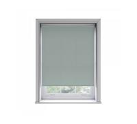 115cm No Drill Duck Egg Blue Thermal Blackout Roller Blind (170cm Drop), Blue