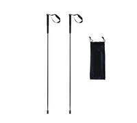 115g Light Weight Trekking Poles Foldable Hiking Sticks Carbon Fiber Walking For Hiking(Black 120cm 1 pair)