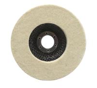 115mm / 125mm Felt Disc Polishing Attachment for High Speed on Windshields and Ceramic Surfaces Wool Felt Flap Disc for Angles Grinders