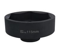 115mm 1in Drive Deep Metric Impact Impacted Socket 6 Sided Point Single Hex