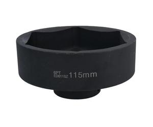 115mm 1in Drive Deep Metric Impact Impacted Socket 6 Sided Point Single Hex