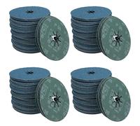 115mm 36 Grit Fibre Zirconium Oxide Abrasive Discs Sanding Grinding 200 Pack