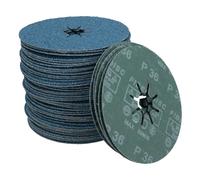115mm 36 Grit Fibre Zirconium Oxide Abrasive Discs Sanding Grinding 50 Pack