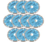 115mm 4-1/2in Segmented Diamond Cutting Disc Blade Stone Brick Angle Grinder 10pc