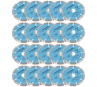 115mm 4-1/2in Segmented Diamond Cutting Disc Blade Stone Brick Angle Grinder 20pc