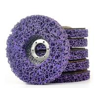 115mm/4.5inch Durable Strip Discs Stripping Wheel - Purple Poly Paint Removal Disc for Angle Grinder Clean and Remove Paint Coating Rust Welds Oxidation