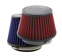115mm 4.5inch Universal Car High Flow Air Filter Red Blue Cold Intake Filters For Sport Engine Inlet Pipes Washable Cold Air Intake(Blue)