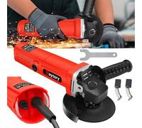 115mm Angle Grinder, 2000W Electric Angle Grinder 11000 RPM Grinders Power Tools for Metal Wood, 2-Position Adjustable Auxiliary Handle, Corded Mini Angle Grinder for Cutting, Grinding and Polishing