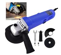 115mm Angle Grinders, 4.5 Inch Grinder Tool, Small Polishing Machine, Anti-Vibration Side Handles, Adjustable Guard, for Steel Stone Marble Tile Cutting and Grinding