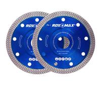 115mm Diamond Cutting Discs for Angle Grinder - Super Thin, Fast & Clean Cut on Porcelain, Granite, Marble, Concrete, Tiles, Stones, Bricks &