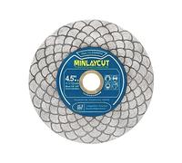 115mm Diamond Tile Cutting Disc - MINLAYCUT Diamond Blade Porcelain Tiles Grinding Disc 4.5" for Cutting and Grinding Porcelain Ceramic Tile Marble Artificial Stone