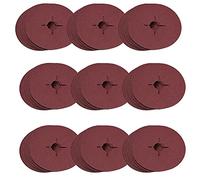 115mm Fibre Sanding Discs 60 Grit Medium Disc for 4-1/2” Backing Pad 90 Pack