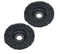 115mm Flap Disc Clean Strip Rust Paint Graffiti Sanding Caramelised Wheel x 2