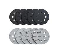 115mm Hook and Loop Sanding Discs, 40 Pcs Wet and Dry Sanding Pads 60/120/180/240/400 Grit, Mixed Grit Abrasive Sanding Sheets for Car Paint Polishing, Automotive Refinishing, Wood Metal Sanding