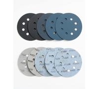 115mm Hook and Loop Wet & Dry Sanding Discs 320/400/600/800/1000 Grit, 40Pcs 4.5 Inch Abrasive Sanding Sheets for Car Paint Polishing, Automotive Refinishing, Metal Wood Surface Finishing