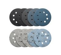 115mm Hook and Loop Wet & Dry Sanding Discs 80/180/320/600/800 Grit, 40 Pcs Multipurpose Abrasive Sanding Sheets for Car Paint Polishing, Automotive Refinishing, Wood & Metal Sanding