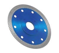 115mm Porcelain Tile Turbo Diamond Saw Blade - Thin 1.2mm Fast Cutting Disc for Angle Grinder, Wet/Dry Use (13300 RPM)