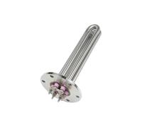 115mm Round Flange SUS304 Immersion Heating Element 220V/380V 12mm Water Boiler Heater 3KW/6KW/9KW/12KW(6KW L340MM)