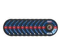 Assorted Grit Flap Discs Zirconium Ø115mm Ø22mm Bore - Pack of 10