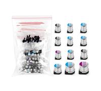 115Pcs/Lot Solid Capacitor 12Values Motherboard Assorted Box Kit 4V/6.3V/10V/16V/20V 470UF 560UF 1000UF Storage Samples Set