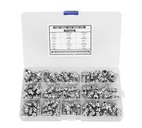 115Pcs Steel Grease Zerk Nipple Fitting Anti- M6 x 1 M8 x 1 M10 x 1