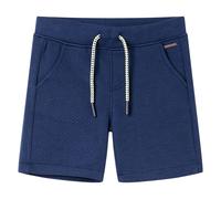 (116 (5-6y)) Kids' Shorts with Drawstring Children Pants Elasticated Waist Shorts Dark Blue