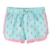 (116) Kids' Shorts with Drawstring Children Toddler Pants Ice Cream Print Light Mint