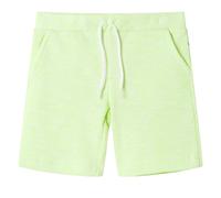 (116) Kids' Shorts with Drawstring Kids Pants Elasticated Waist Shorts Neon Yellow