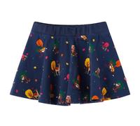 (116) Kids' Skirt Children's Skater Skirt Children Short Skirt Animals Print Navy