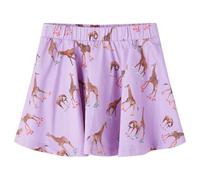 (116) Kids' Skirt Children's Skater Skirt Children Short Skirt Giraffe Print Lila