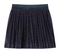 (116) Kids' Skirt Girls' Skater Skirt Children Short Skirt with Glitters Navy Blue
