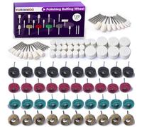 116 Pcs Polishing Buffing Wheel with 2 Polishing Compound Compatible with Dremel, Rotary Tool Accessories (120 PCS Polishing Kit)