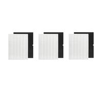 116130 Replacement Filter H for Winix 5500-2 AM80 Plasmawave Air Purifier, True HEPA Filter and Activated Carbon Filter Combo Pack 3×True HEPA Filters + 3×Activated Carbon Filters