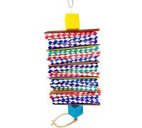 1168 Big Bamboo Shredder Bird Toy for Parrots, Cockatiels, Conures, and Parakeets Natural Shredding and Foraging Fun for Small to Medium Birds Made from Bird-Safe Materials
