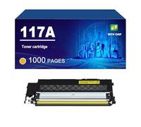 117A Toner Cartridge Compatible For HP W2070A W2071A W2073A W2072A Works With MFP 150a 150nw 178nw 179fnw Printer,Yellow-1 Pack
