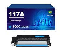 117A Toner Cartridge Compatible For HP W2070A W2071A W2073A W2072A Works With MFP 150a 150nw 178nw 179fnw Printer,Cyan-1 Pack