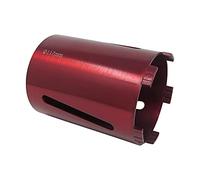 117mm 4.5" Dry Diamond Drilling Core Drill Bit Turbo Segments for Brick & Masonry with 1/2" BSP Female Thread