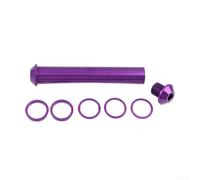 117mm Length Thru-Axle 20mm Diameter Black Red | AL7075 alloy, 117mm length, 20mm diameter, fits 100x20mm hubs, racing performance