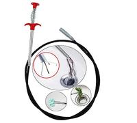 118.1 Inch Grabberable Pick Up Tool 4 Claws- Sink Drain Clog Remover, Shower Hair Clog Remover, Sink Snake & Cable Aid, Grab Trash Hair Clogs for Sink,Downspout Tube Drain Cleaning