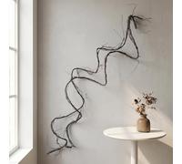 118"/300cm Wall Hanging Artificial Cherry Blossom Tree Branches Fake Cane Vines Reptile Plants Grapevine Garland Liana Twigs Wreath for Garden Outdoor Wedding X'Mas Ceiling Decoration (Small)