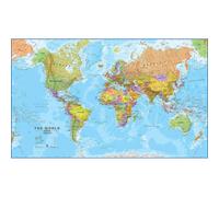 (118.9 cm x 84.1 cm, Laminated) Political World Map Poster