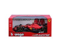 Bburago FERRARI SF-23 Formual 1 Race Car -Sainz with Helmet - 1:18 Scale - Incredibly Detailed Die-Cast Replica F1 Car