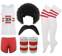 118 FANCY DRESS Mens Ladies costume COMPLETE SET Marathon Retro outfit 38" chest