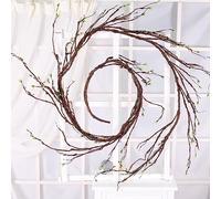 118 inch Large Bendable Artificial Floral Tree Branches Twigs Vines Cherry Blossom Trunk Ivy Wood Wall Fake Hanging Plants Willow Grapevine Garland for Wedding Arch Jungle Halloween Patio Decoration