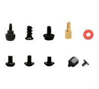 118-Piece Computer Repair Screws Kit for PC Case Hardware Maintenance, Carbon Steel Fasteners Set with Cross Grooves and Smooth Finish for Secure Assembly