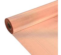 118" x 39" 99% Pure Copper Mesh Screen - 180 Mesh Conductive Metal Roll for RF/EMI Shielding & Faraday Cages, Heavy-Duty Grounding & Filtering Solution (180 Mesh)