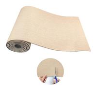 118”x15.8” Trimmable Cat Scratching Post Carpet Cover Cat Scratcher Mat Self-Adhesive Cat Tree Shelves Replacement Parts Mat Cat Scratcher for Shelves Steps Couch Furniture Protector(Beige)