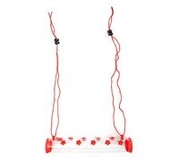 118in. Transparent Tube Shaped Hummingbird Feeder, Hanging Bird Feeder with 10-14 Flower Patches, Horizontal Suspended Bird Tool for Outdoor Garden, Easy to Adjust