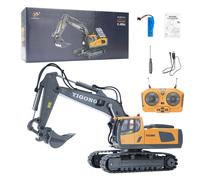 (11CH-Excavator) Children Toys Remote Control Car Toys For Boys Radio Control Excavator Dump Truck Bulldozer Electric car