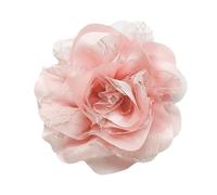 11cm Extra Large Rose Flower Brooches Lapel Pins Dainty Satin Fabric Lace Flower Hair Clips Elegant Brooch Big Camellia Flowers Brooch for Women Wedding Party Dance Clothes Accessories Jewelry, 1